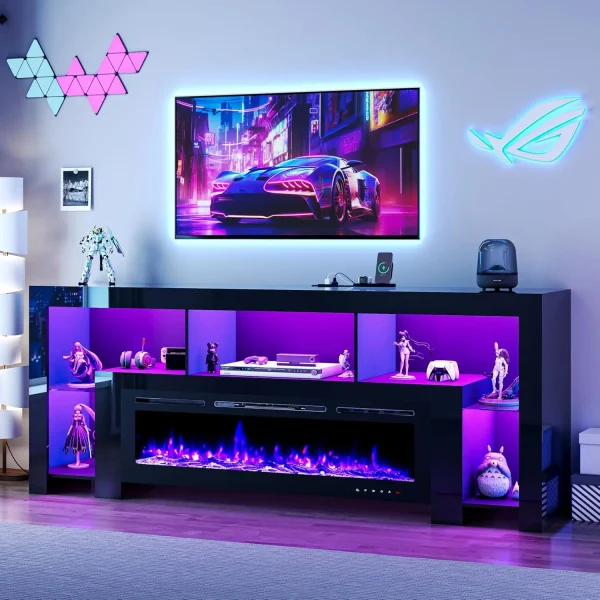 94.5" Fireplace TV Stand for TVs Up to 100"
