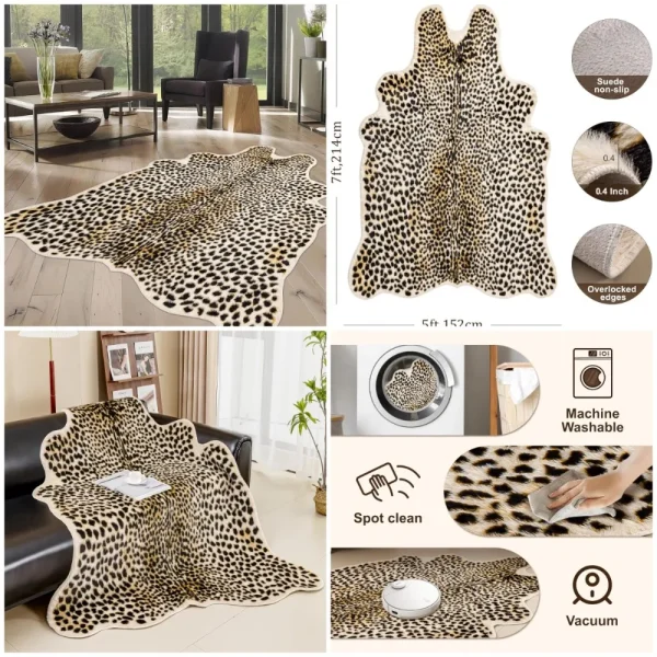 Cheetah Print Rug,